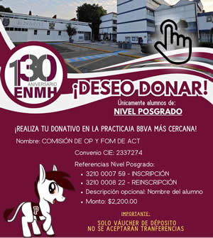 Donación Nivel Posgrado